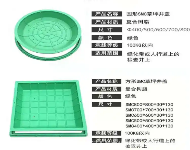 汕头树脂复合种植井盖展示